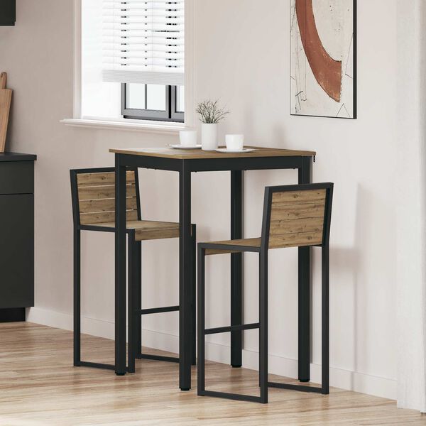 vidaXL Маса за стоене Инженерно дърво