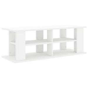 vidaXL Стойка за телевизор 96 x 35 x 33,5 см Бяло