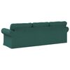 vidaXL Диван Тъмен зелен Общи размери: 245 x 82 x 80 см (Ш x Дълб x В)