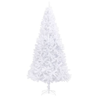 vidaXL Изкуствено коледно дърво, 300 см, бяло