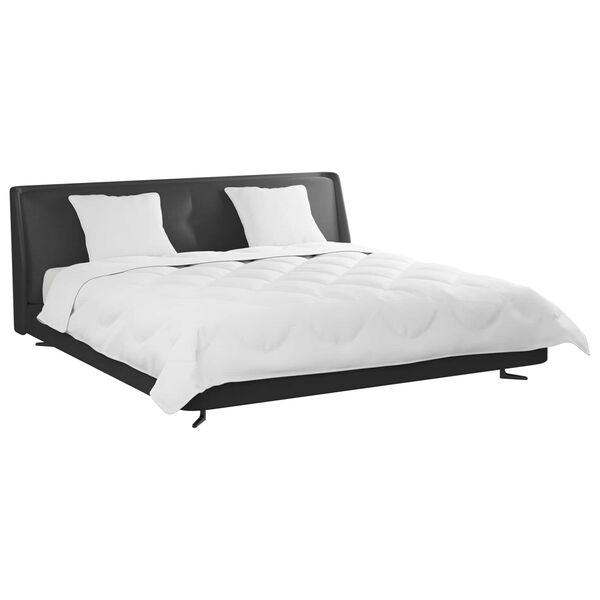 vidaXL Завивка с възглавница 3 pcs Бяло Микрофибър