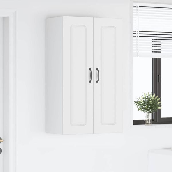 vidaXL Кухненски шкаф Kalmar Бяло 60 x 31 x 100 см Инженерно дърво