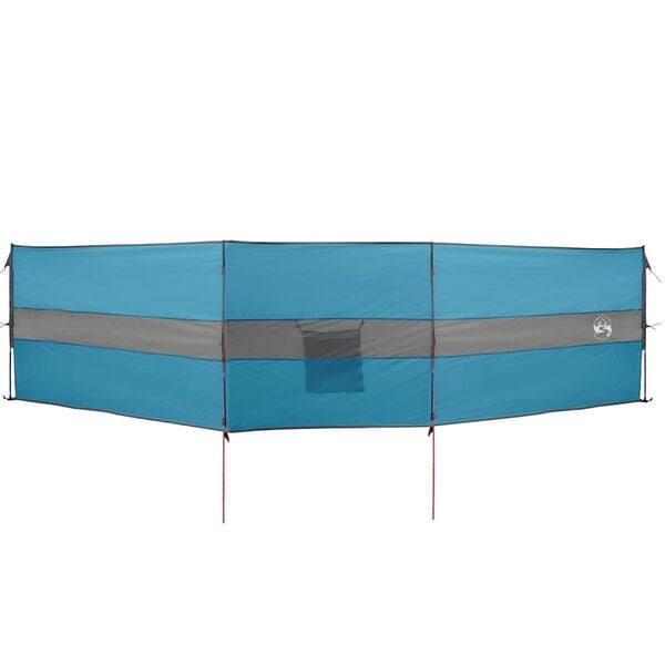vidaXL Camping Windbreak Blue 490x123 cm Водоустойчив