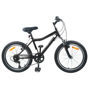 vidaXL Детски Велосипед 20 инча 6-Speed за 6&ndash;11 години Черно