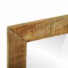 vidaXL Огледало за баня Кафяво 50 x 22 x 70 см Солидно мангово дърво