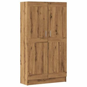 vidaXL Библиотека, дъб артизан, 82,5x30,5x150 см, инженерно дърво