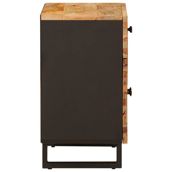 vidaXL Леглов шкаф Кафяво 50 x 33 x 60 см Солидно мангово дърво