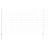vidaXL Оградата за открито с постове 50 x 1,4 м Поцинкована стомана