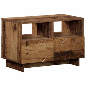 vidaXL ТВ стойка 60 x 34.5 x 40 cm Старо дърво Инженерна дървесина