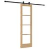vidaXL Преплъзваща се врата ORKDAL Естествен 61 x 198,5 см
