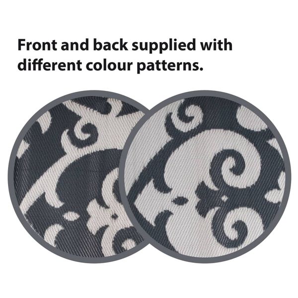 Bo-Camp Килим за открито Chill mat Oriental 2,7x2 м L шампанско