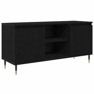 vidaXL ТВ шкаф Черния дъб 104 x 35 x 50 см Инженерно дърво