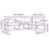 vidaXL Комплект дивани за открито 4 pcs Натурален и Крема