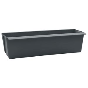 vidaXL Кутиите за цветя за евро палети 24 бр. Сиво 36 x 13,5 x 9,5 см