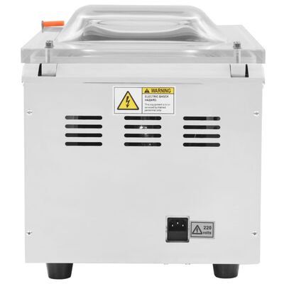 vidaXL Професионална машина за вакуумно опаковане 350 W инокс