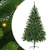 vidaXL Коледно дърво с 300 LED светодиода с поставка Зелен 180 cm ПЕ