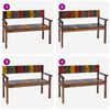 vidaXL Трапезни столове, 4 бр, регенерирано дърво масив