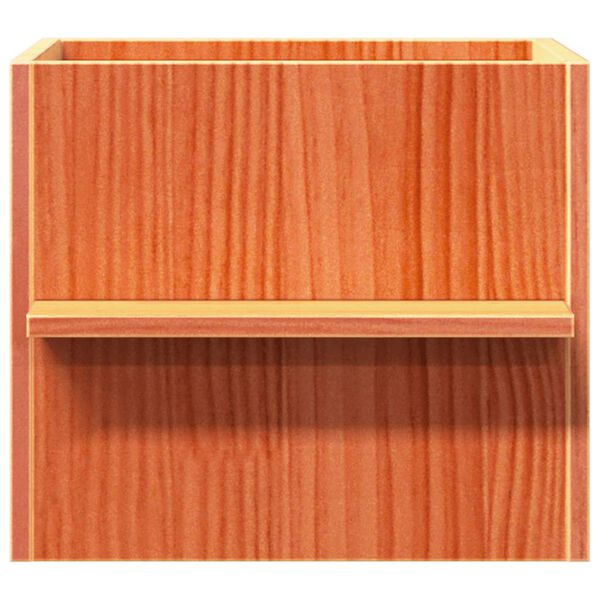 vidaXL Къща за котки Wax Brown 51x35x30 cm масивна дървесина бор