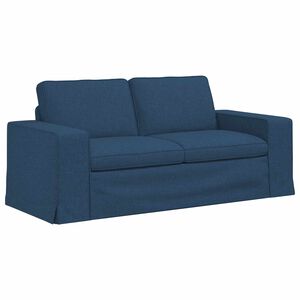 vidaXL Диван Синьо 182 x 80 x 82 см текстил
