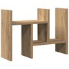 vidaXL Организатор за бюро Дъб 50 x 15,5 x 35,5 см Инженерна дървесина