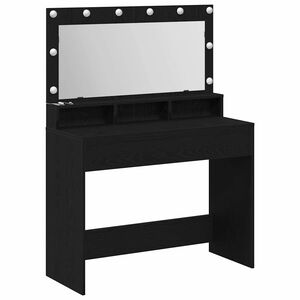 vidaXL Тоалетка Черния дъб 100 x 41 x 135 см Инженерна дървесина