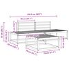 vidaXL Комплект дивани за открито 3 Брой Естествен