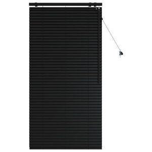 vidaXL Венецианска щора Черно 90 x 160 см 35 mm