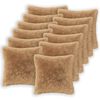 vidaXL Калъфка за възглавница 12 pcs HEERLEN Таупе 45 x 45 cm ПВ флийс