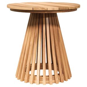 vidaXL Странична маса Кафяво 50 x 50 x 49,5 см Солидно тиково дърво