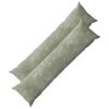 vidaXL Калъфка за възглавница 2 бр. HEERLEN Зелено 40 x 145 см