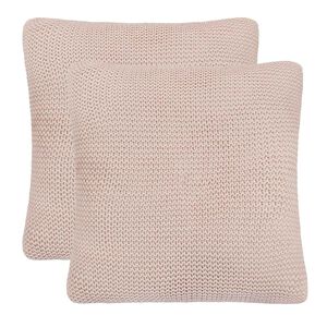 vidaXL Декоративна възглавница 2 pcs Розово 45 x 45 cm Памук