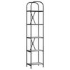vidaXL Рафт за книги 5 нива 40 x 30 x 183 см Инженерна дървесина