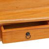 vidaXL Конзолна маса с чекмедже Естествен 115 x 32 x 76 см