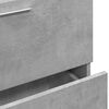 vidaXL Долен шкаф за мивка, бетонно сив, 59x37x59 см, инженерно дърво