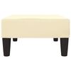 vidaXL Табуретка, кремава, 78x56x32 см, изкуствена кожа