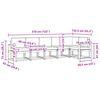 vidaXL Комплект дивани за открито 6 pcs Натурален и Бежов
