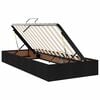 vidaXL Легло с място за съхранение Черно 180 x 200 cm Изкуствена