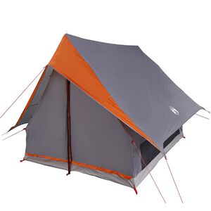 vidaXL Семейна палатка 220 x 220 x 184 см Полиестер и фибростъкло
