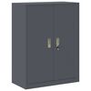 vidaXL Шкаф за съхранение Антрацит 80 x 40 x 105 см Стомана