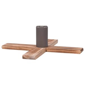 vidaXL Стойка за коледна елха 54x54x16 см