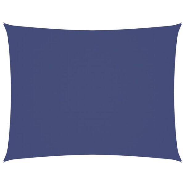 vidaXL Платно-сенник, Оксфорд текстил, правоъгълно, 4x6 м, синьо