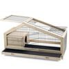 Beeztees Клетка за заек за закрито Mex, дърво, 116x54x65,4 см