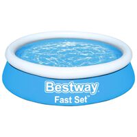 Bestway Fast Set Кръгъл надуваем басейн 183x51 см син