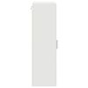 vidaXL Стенно монтиран шкаф Бяло 55 x 29 x 100 см Инженерно дърво