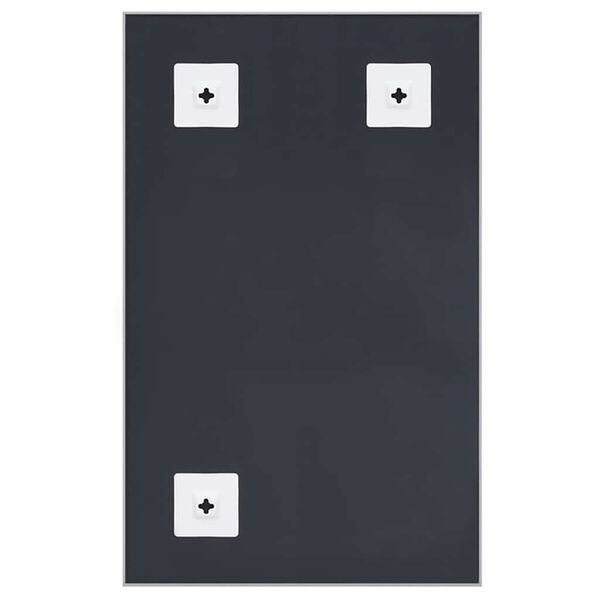 vidaXL Огледало, сребристо, 70x50 см