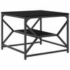 vidaXL Масичка за кафе Черния дъб 51 x 50 x 40 см