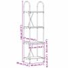 vidaXL Рафт за книги Дъб 40 x 30 x 146 см Инженерно дърво