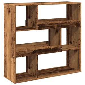 vidaXL Библиотека/разделител за стая, старо дърво, 100x33x94,5 см