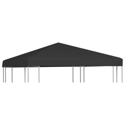 vidaXL Покрив за шатра, 270 г/м², 3x3 м, черен