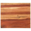 vidaXL Плот за маса, акациево дърво масив, 25-27 мм, 60x70 cм
